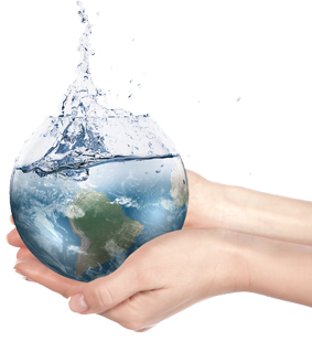 地球と水イメージ